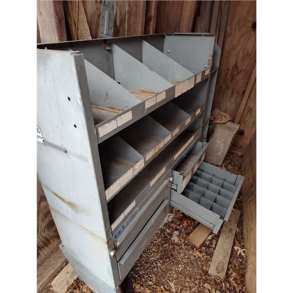 METAL SHELVING UNIT