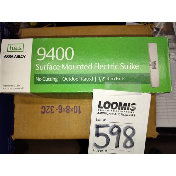 NEW HES SURFACE MOUNT ELECTRIC STRIKE 9400 SERIES #94630