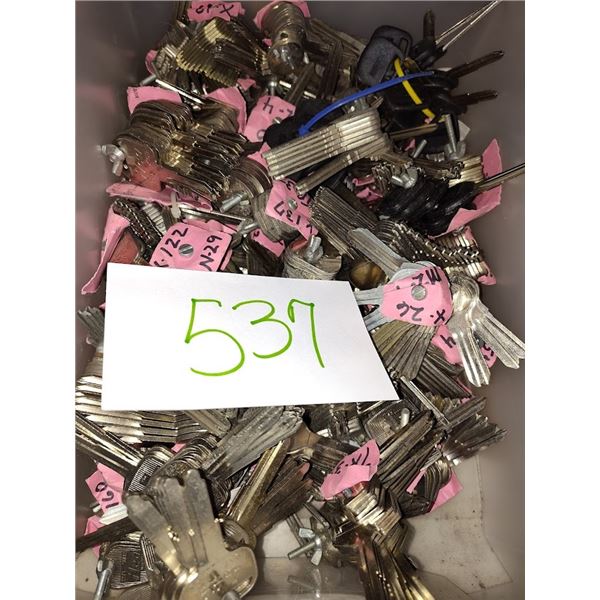 LARGE LOT OF NEW BANK KEYS 100'S OF KEYS