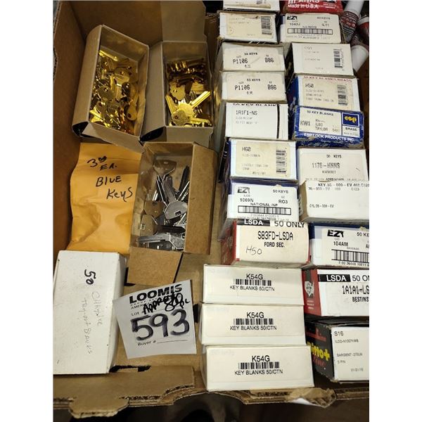 NEW ASSORTED KEY STOCK