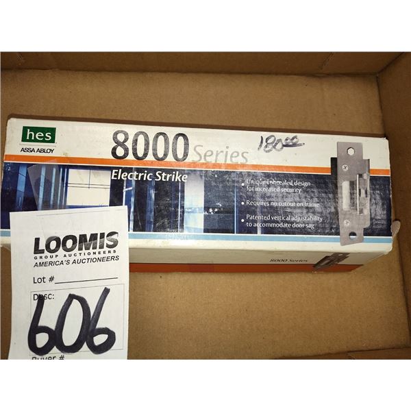 NEW HES SERIES 8000 ELECTRIC STRIKE UNIT W/ FACE PLATE