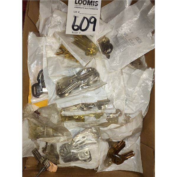 BUNDLE OF NEW KEY STOCK (BLANKS)
