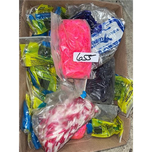 NEW LARGE LOT OF RUBBER BAIT