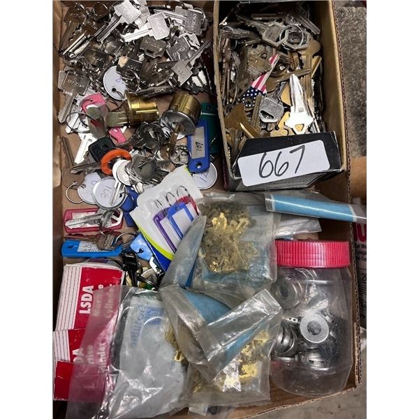 HUGE LOT OF KEY & OTHER STOCK