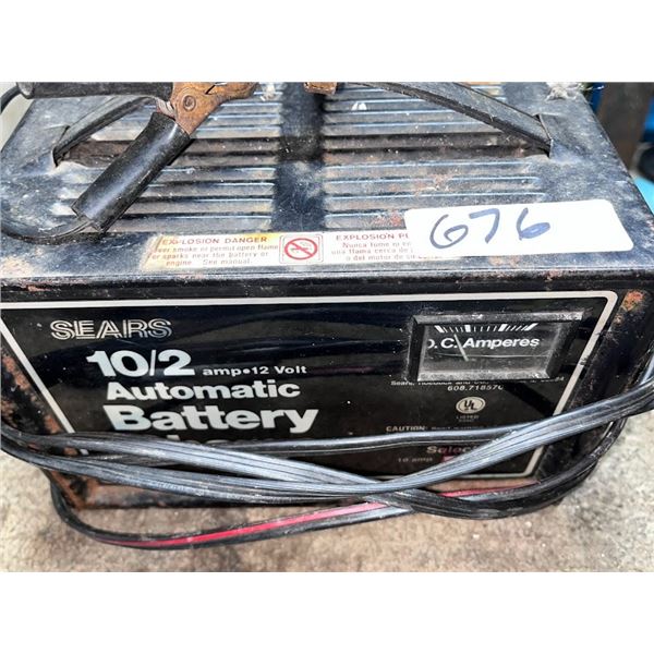 SEARS BATTERY CHARGER