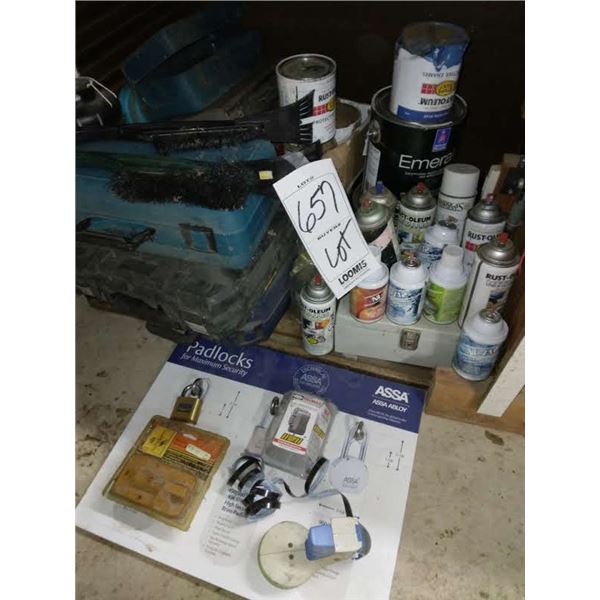 LARGE LOT OF TOOL CASES & PRODUCTS