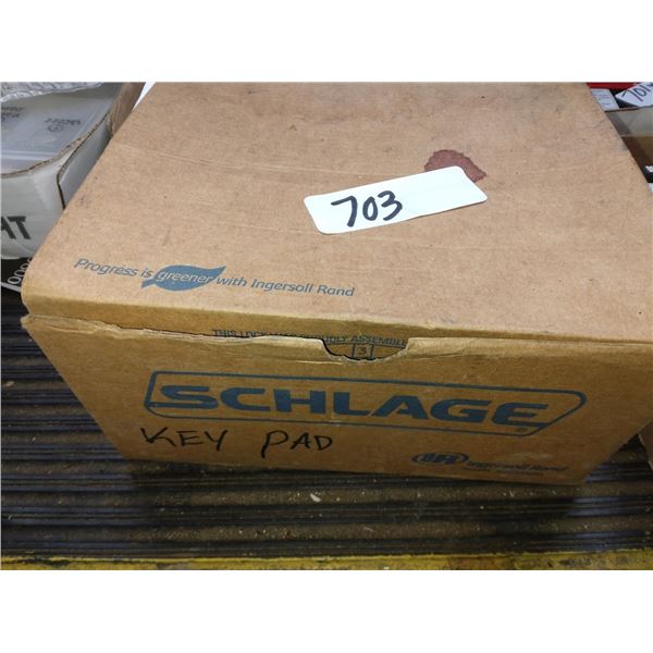 NEW BRASS KEY PAD DEAD BOLT #BE365PLY505