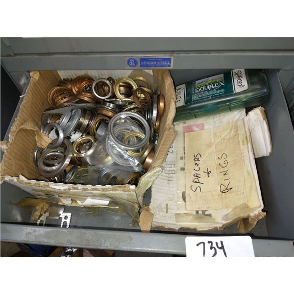 SALES LOT OF SPACERS & RINGS