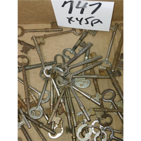APPROX 45 "SKELETON" KEYS