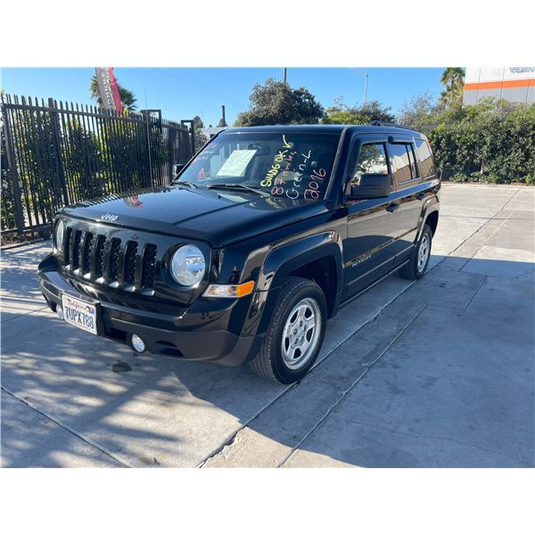 JEEP PATRIOT 2016 T-SMOG -2 DAYS