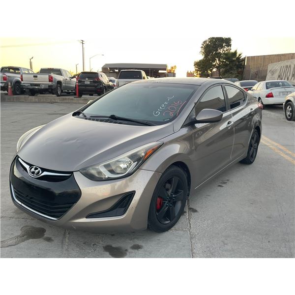 HYUN ELANTRA 2016 T-REPO 2 DAYS