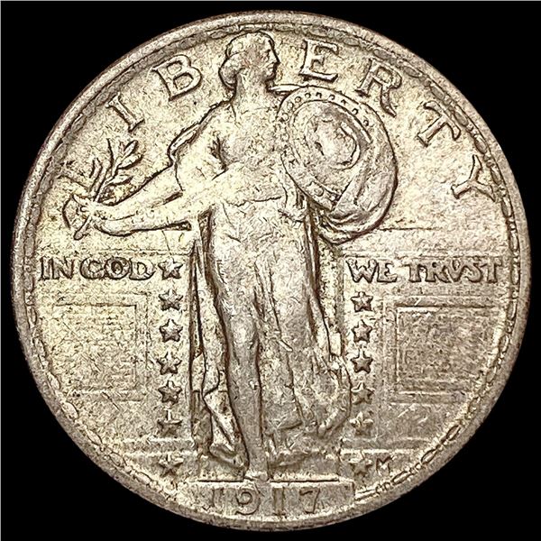 1917 Standing Liberty Quarter LIGHTLY CIRCULATED