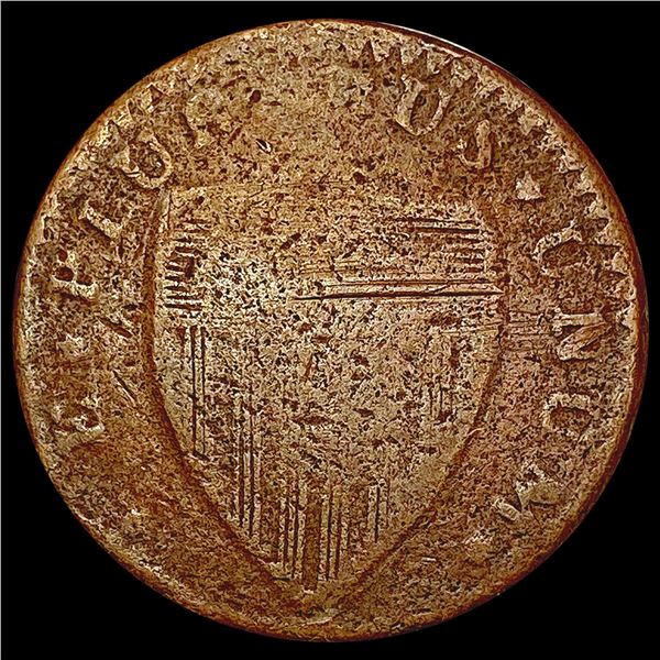 1787 New Jersey Colonial Penny NICELY CIRCULATED