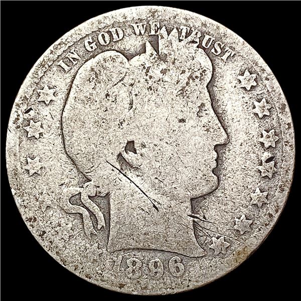 1896-O Barber Quarter NICELY CIRCULATED
