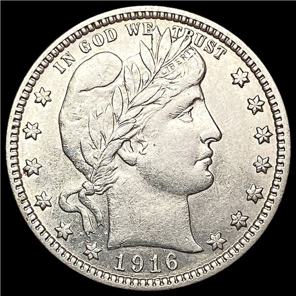 1916-D Barber Quarter CHOICE AU