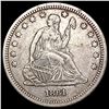 Image 1 : 1861 Seated Liberty Quarter NEARLY UNCIRCULATED