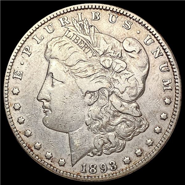 1893 Morgan Silver Dollar LIGHTLY CIRCULATED