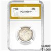 Image 1 : 1900 Barber Quarter PGA MS64+