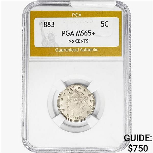 1883 Liberty Victory Nickel PGA MS65+ No Cents