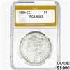 Image 1 : 1884-CC Morgan Silver Dollar PGA MS65