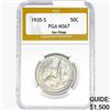 1935-S San Diego Half Dollar PGA MS67