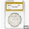 1875-S Silver Trade Dollar PGA MS63
