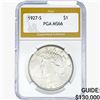 1927-S Silver Peace Dollar PGA MS66