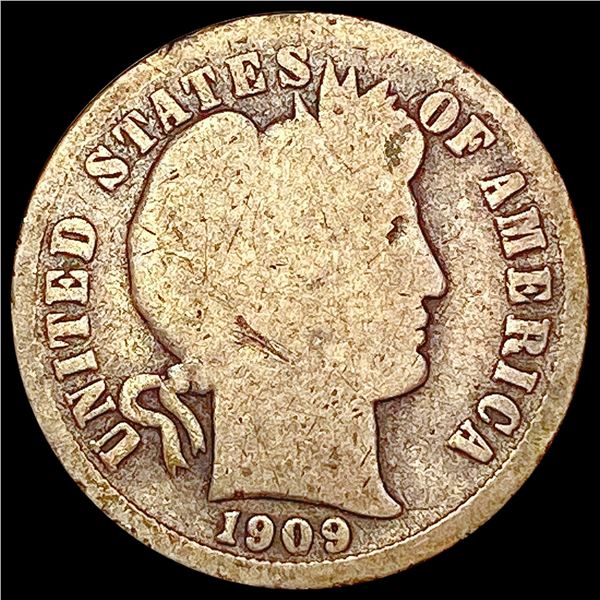 1909-S Barber Dime NICELY CIRCULATED