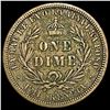 Image 2 : 1883 Kingdom of Hawaii Dime LIGHTLY CIRCULATED