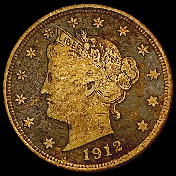 1912-S Liberty Victory Nickel NICELY CIRCULATED