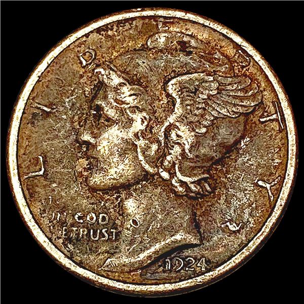 1924-S Mercury Dime CLOSELY UNCIRCULATED