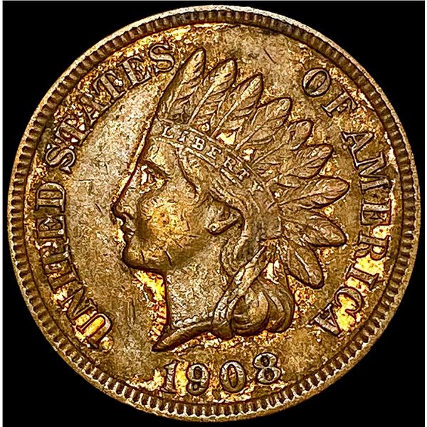 1908-S Indian Head Cent NEARLY UNCIRCULATED