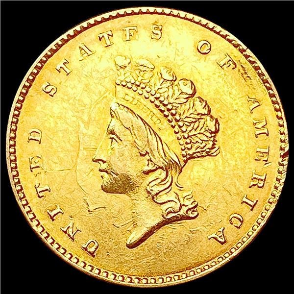 1855 Rare Gold Dollar CLOSELY UNCIRCULATED