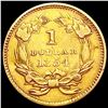 Image 2 : 1854 Rare Gold Dollar LIGHTLY CIRCULATED