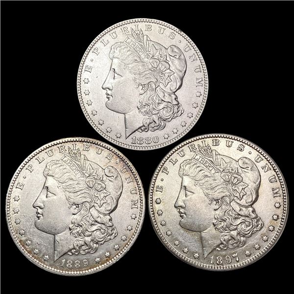 [3]1880-1897 Morgan Silver Dollar UNCIRCULATED