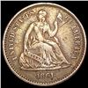 Image 1 : 1861/ 0 Seated Liberty Half Dime NEARLY UNCIRCULATED