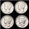 Image 1 : [4]1919-1936 Mercury Dime HIGH GRADE