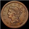 Image 1 : 1855 Braided Hair Large Cent CLOSELY UNCIRCULATED