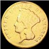 Image 1 : 1874 $3 Gold Piece NICELY CIRCULATED