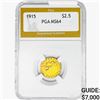 Image 1 : 1915 $2.50 Gold Quarter Eagle PGA MS64