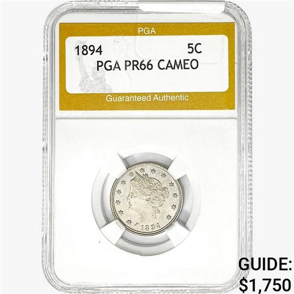 1894 Liberty Victory Nickel PGA PR66 CAMEO