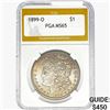 1899-O Morgan Silver Dollar PGA MS65
