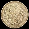 Image 1 : 1867 Nickel Three Cent CLOSELY UNCIRCULATED