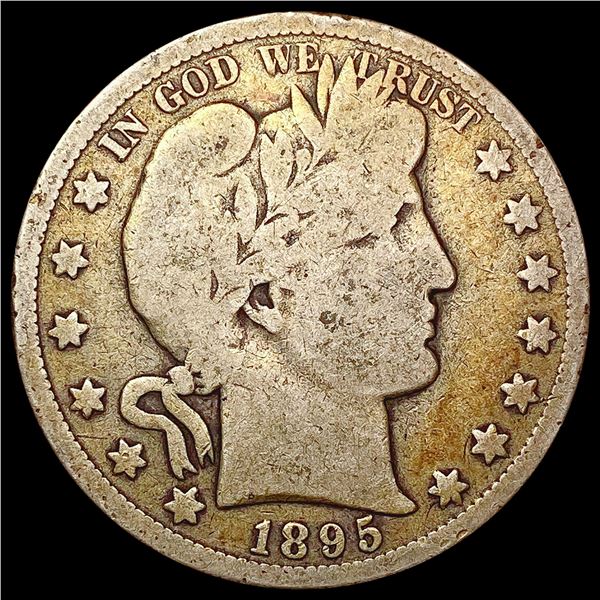 1895 S Barber Quarter NICELY CIRCULATED