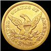 Image 2 : 1853 $2.50 Gold Quarter Eagle CLOSELY UNCIRCULATED
