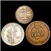 Image 2 : 1858-1924 [3] Type Coin Lot HIGH GRADE