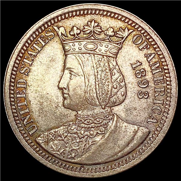 1893 Isabella Silver Quarter UNCIRCULATED