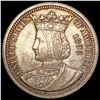 Image 1 : 1893 Isabella Silver Quarter UNCIRCULATED