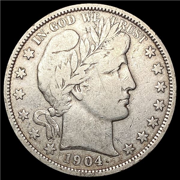 1904 O Barber Half Dollar LIGHTLY CIRCULATED