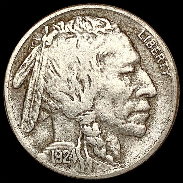 1924 S Buffalo Nickel LIGHTLY CIRCULATED